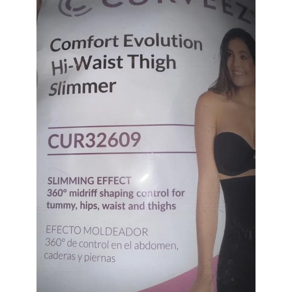 Brand New Curveez Women's Size XL Comfort Evolution Hi- Waist Thigh Slimmer